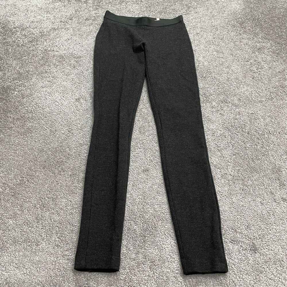 J. Crew Stretch Skinny Pixie Pants Womens 00R Dark Gray Mid Rise Casual 24x28.5